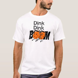Camiseta Bombas Laranja Dink Boom Pickleball Dinking