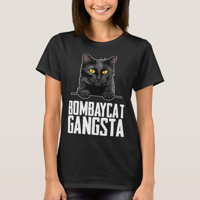Camiseta Bombaycat gangsta (Frente)