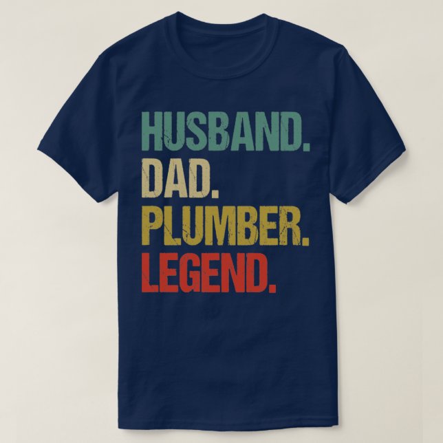 Camiseta Bombeador de Pai Marido Legenda Engraçada (Frente do Design)