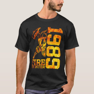Camiseta Bombeiro 1989 33 anos Brigada de Bombeiros 33 anos