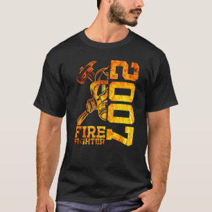 Camiseta Bombeiro 2007 16 anos Brigada de Incêndios 16.º Na