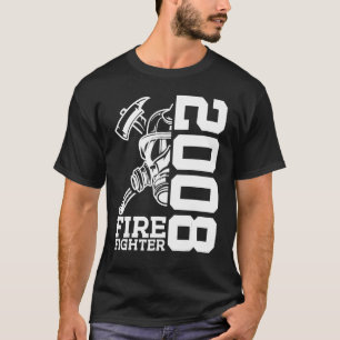 Camiseta Bombeiro 2008 15 anos Brigada de Fogo 15 Nasciment