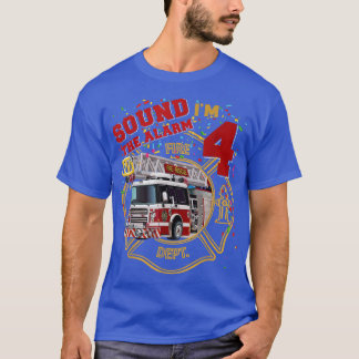 Camiseta Bombeiro 4º Aniversário do Bombeiro