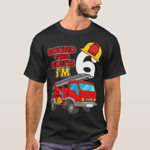 Camiseta Bombeiro 6 dia Bombeiro Bombeiro Engraçado dizendo