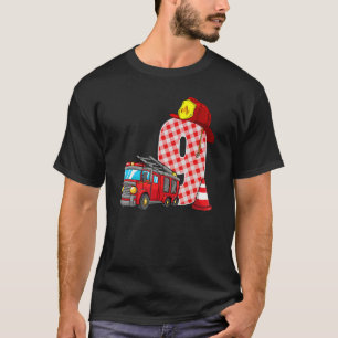 Camiseta Bombeiro 9º Aniversário Garoto Toddler Bombeiro 9