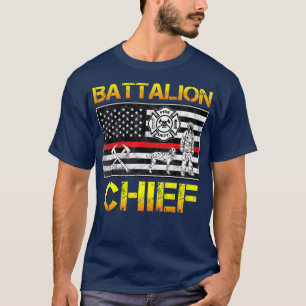 Camiseta Bombeiro Americano Hero do Chefe Bombeiro Hero