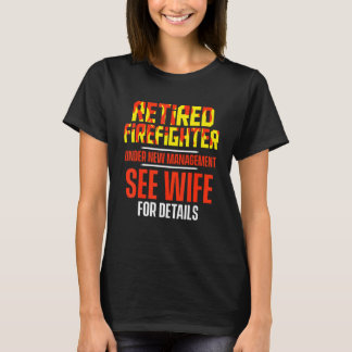 Camiseta Bombeiro Aposentado Vê Esposa Aposentadoria de Bom