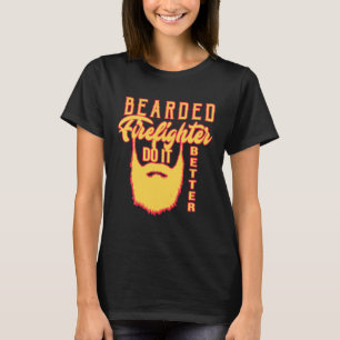 Camiseta Bombeiro barbudo faz melhor Profissão carreira