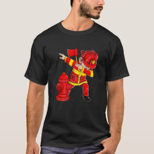 Camiseta Bombeiro Bombeiro Dabbing Dab Dancing Figurume Bo