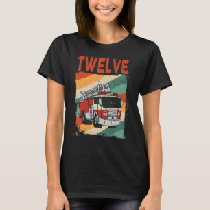 Camiseta Bombeiro Bombeiro Garoto 12 de 12 anos de idade