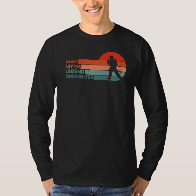 Camiseta Bombeiro Bombeiro Mens (Frente)