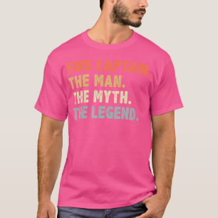 Camiseta Bombeiro Capitão de Bombeiros Chefe Homem O Mito L
