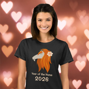 Camiseta Bombeiro chinês 2026 Zodiac Mulheres