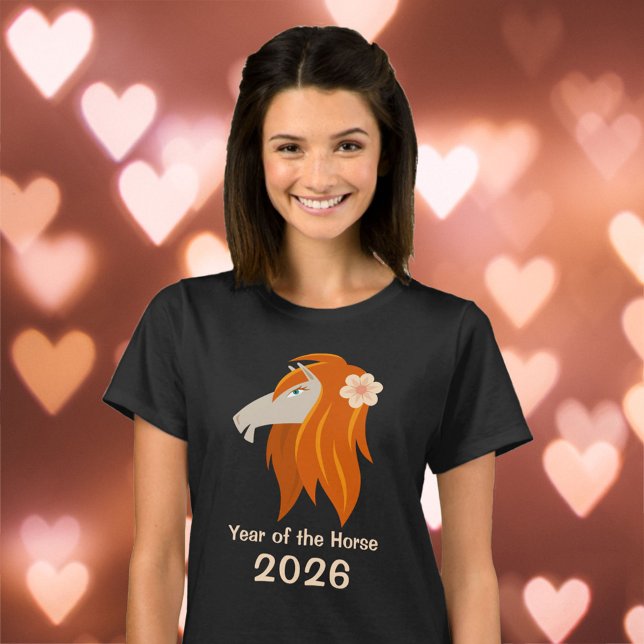 Camiseta Bombeiro chinês 2026 Zodiac Mulheres (Criador carregado)