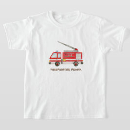 Camiseta Bombeiro de Fogo Caminhão-Fogo