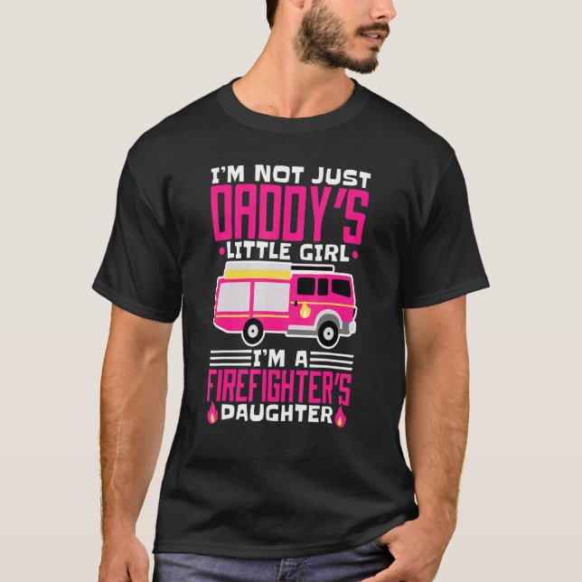 Camiseta Bombeiro Design para Crianças Bombeiro K (Frente)