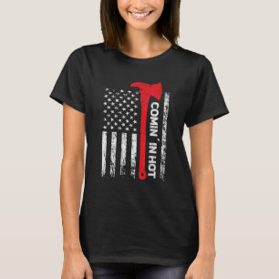 Camiseta Bombeiro do Mens vem com o sinalizador Fi