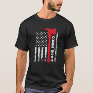 Camiseta Bombeiro do Mens vem com o sinalizador Fi