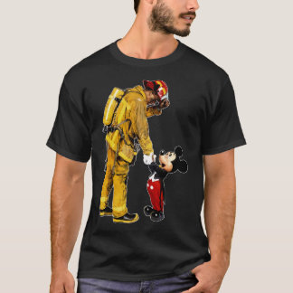 Camiseta bombeiro e rato Mickey pour Shirt