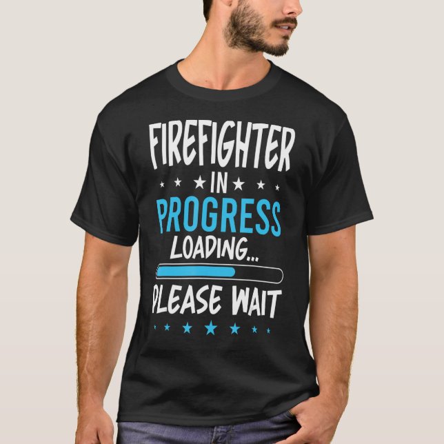 Camiseta Bombeiro em Andamento (Frente)