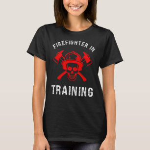 Camiseta Bombeiro em treinamento Futuro Acado de Fogo Bombe