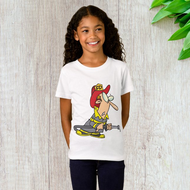 Camiseta Bombeiro engraçado com resposta de emergência (Criador carregado)