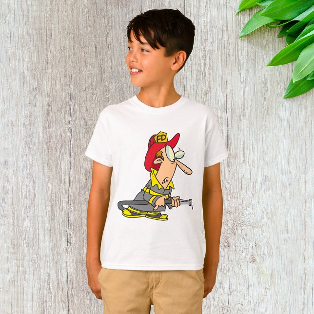Camiseta Bombeiro engraçado com resposta de emergência (Criador carregado)