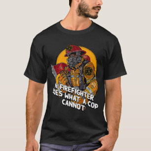 Camiseta Bombeiro faz o que um policial bombeiro primeiro r