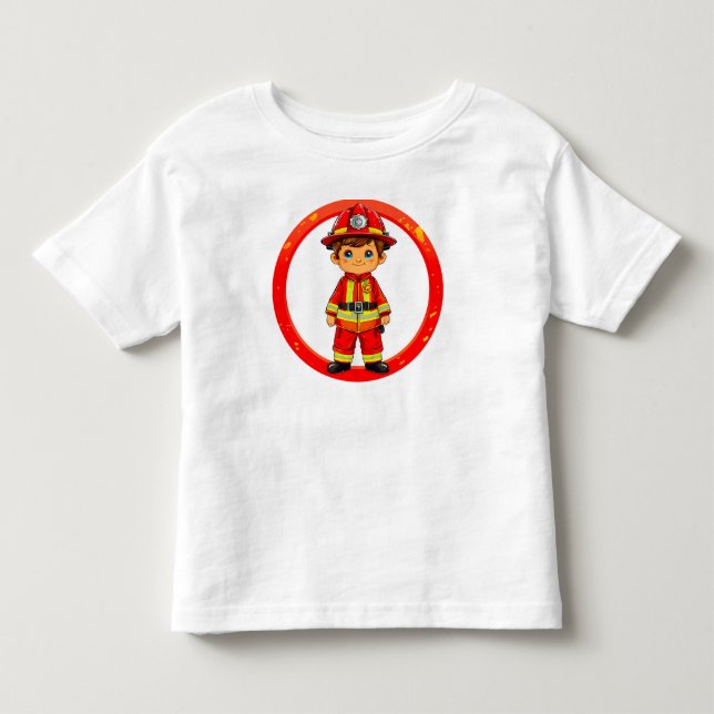 Camiseta Bombeiro fofo (Frente)