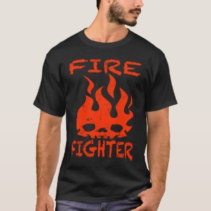 Camiseta Bombeiro Fogo Fogo Fogo Chama Fogo Luz Fogo Fi