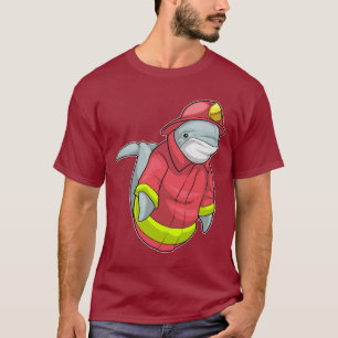 Camiseta Bombeiro Golfinho Corpo de bombeiros