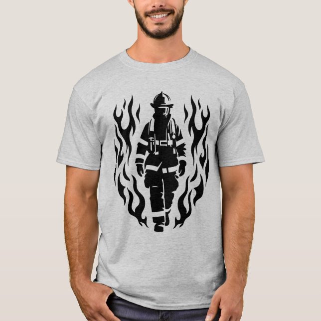 Camiseta Bombeiro Herói Brave (Frente)