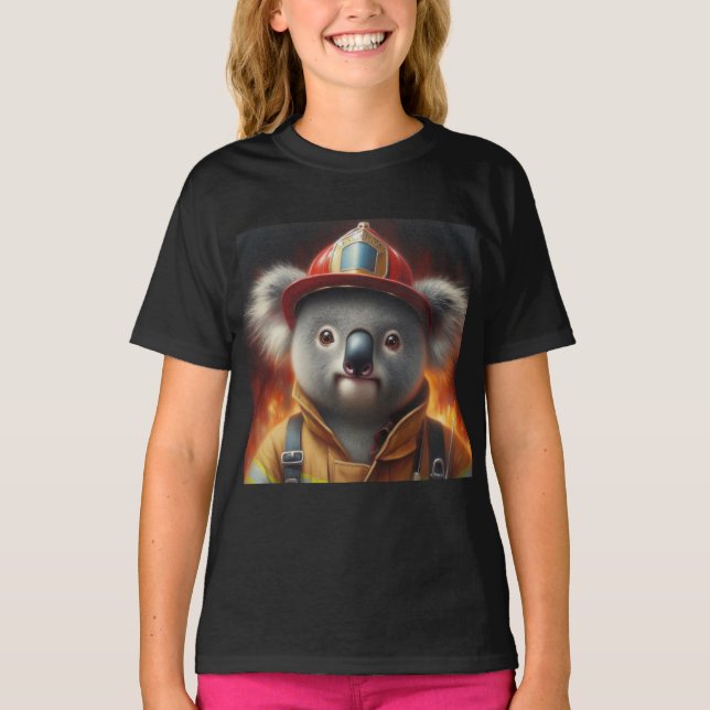 Camiseta Bombeiro Koala (Frente)