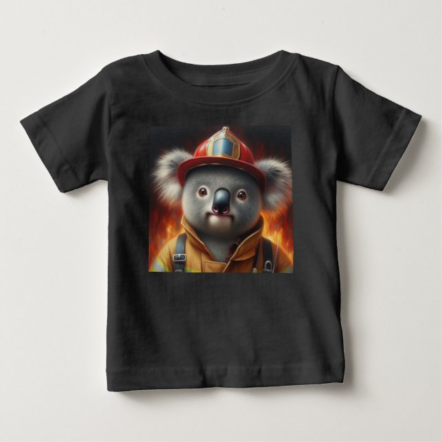 Camiseta Bombeiro Koala (Frente)