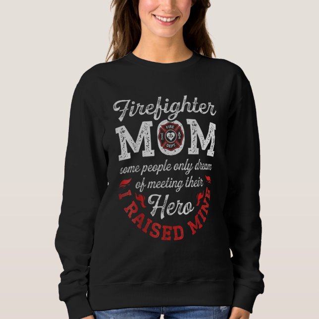 Camiseta Bombeiro Mãe Bombeiro Mães Orgulhosa (Frente)