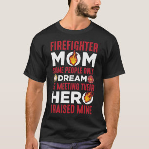 Camiseta Bombeiro Mãe Bombeiros Dia de as mães Filho Orgulh