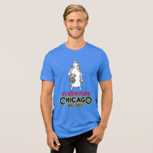 Bombeiro masculino no Chicago Daisy Tee