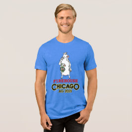 Camiseta Bombeiro masculino no Chicago Daisy Tee