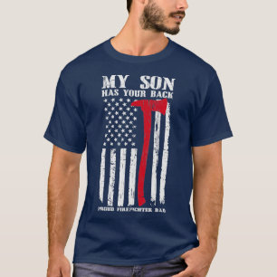Camiseta Bombeiro Meu Filho Tem Seu Orgulhoso Pai Bombeiro