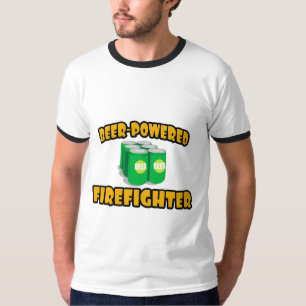 Camiseta Bombeiro Movido a Cerveja