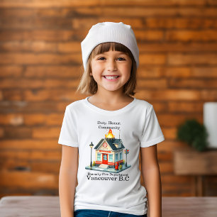 Camiseta Bombeiro na estação 22 no crepúsculo