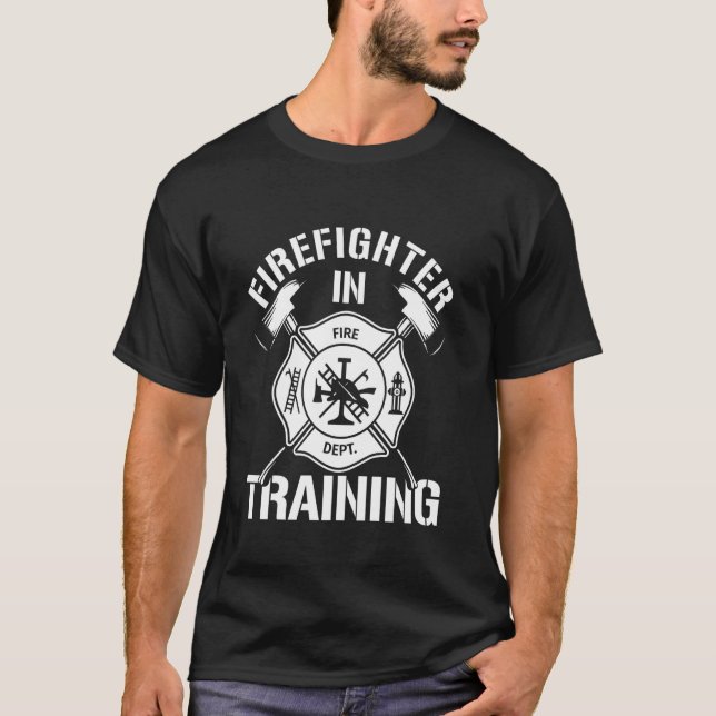 Camiseta Bombeiro Na Formação De Bombeiros (Frente)