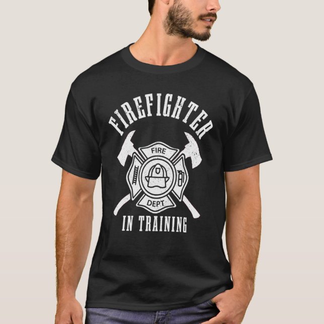 Camiseta Bombeiro Na Formação De Bombeiros Ax (Frente)