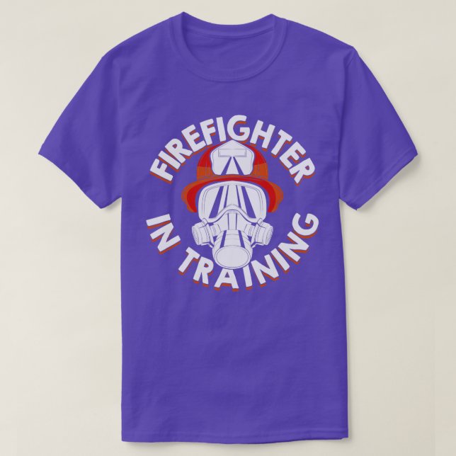 Camiseta Bombeiro Na Formação Do Futuro Presente De Bombeir (Frente do Design)