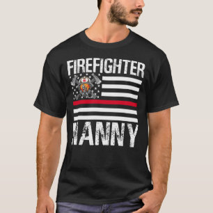 Camiseta Bombeiro NANNY Suporta Fla Thin Red Line