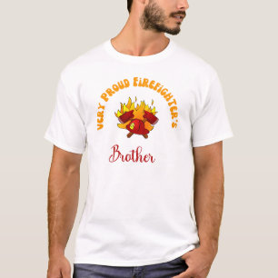 Camiseta Bombeiro Orgulhoso ou lata de bombeiro para todos