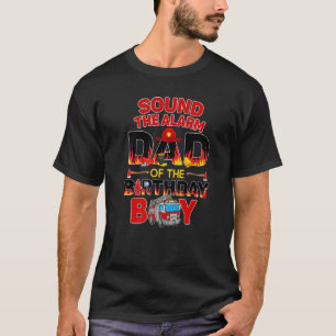 Camiseta Bombeiro Pai Aniversário do Bombeiro Pai Papa 3r
