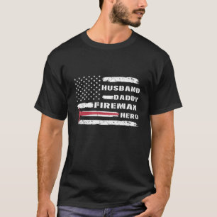 Camiseta Bombeiro Pai Bombeiro Herdeiro da América
