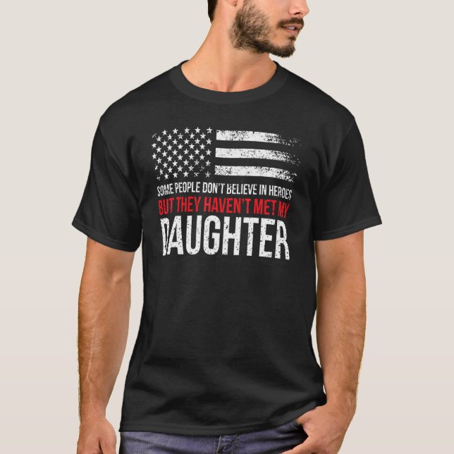 Camiseta Bombeiro Pai De Um Fogo Pai Fogo Da (Frente)