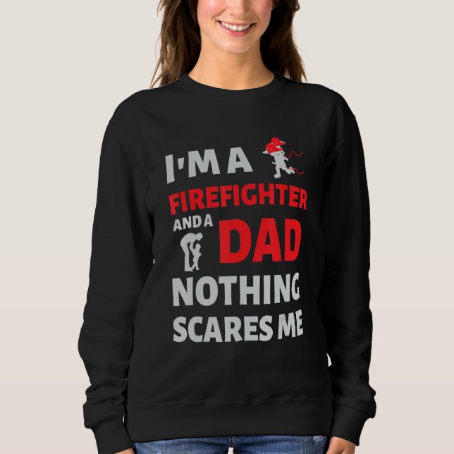 Camiseta Bombeiro Pai - Nada me assusta (Frente)
